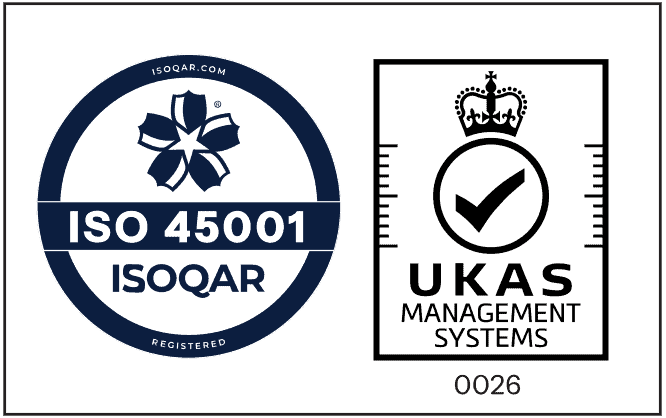 ISO 45001 — Occupational Health & Safety, UKAS accredited